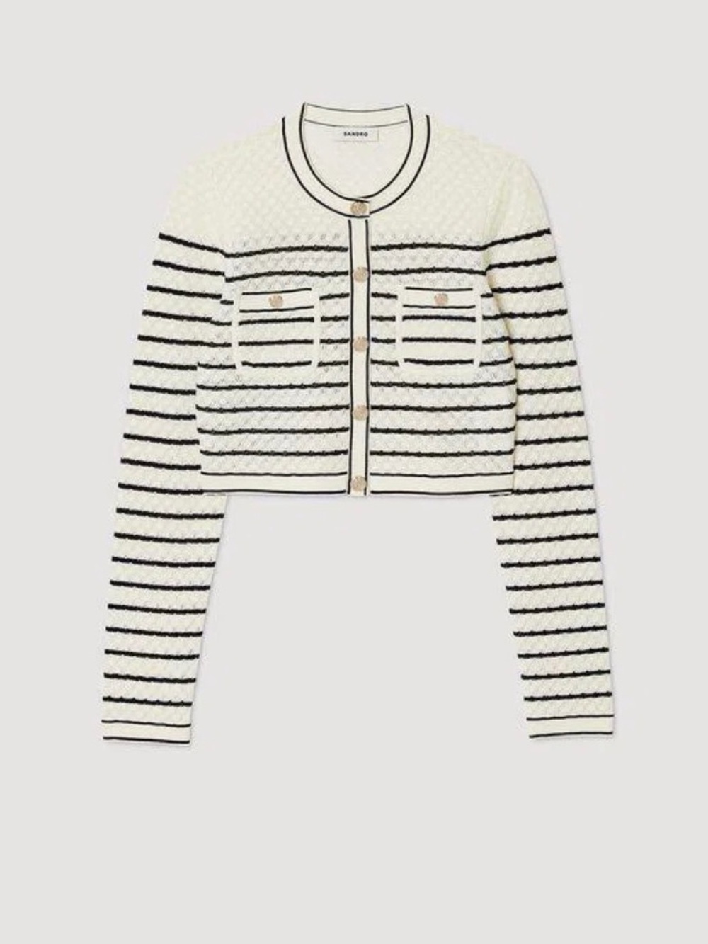 Sandro Molie Cropped Cardigan